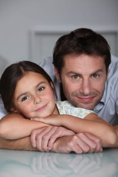 Father and daughter