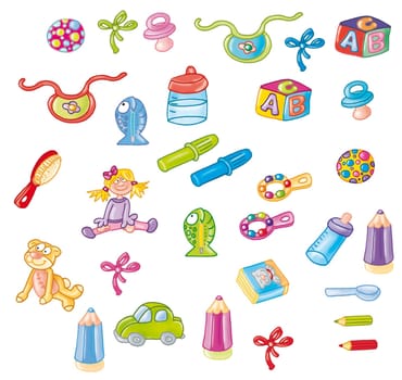 objects things with toys,fruit,animated,numbers and letters,sweets with sweets,children,landscapes,animals,illustrations,kids