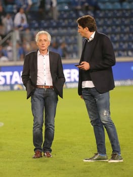Vorstandsvorsitzender Ingo Wald mit Sportdirektor Ivo Grlic MSV Duisburg DFB 3.Liga Saison 2019-20