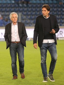 Vorstandsvorsitzender Ingo Wald mit Sportdirektor Ivo Grlic MSV Duisburg DFB 3.Liga Saison 2019-20