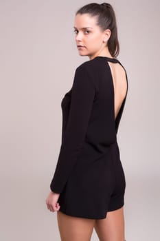 Studio shot of a beautiful young casual woman