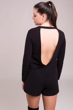 Studio shot of a beautiful young casual woman