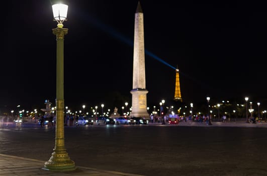The beautiful Place de la Concorde in Paris