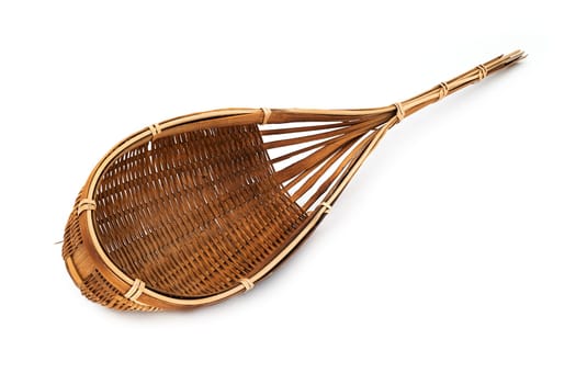 Ladle Braided, close up and studio shot of kitchen utensil on white background