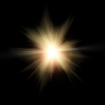 a overlay Lens flares with flash lights