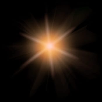 a overlay Lens flares with flash lights