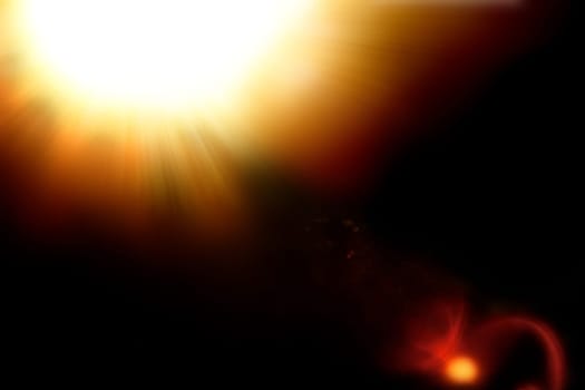 a overlay Lens flares with flash lights