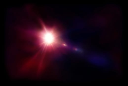 a overlay Lens flares with flash lights