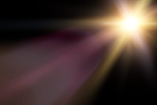 a overlay Lens flares with flash lights