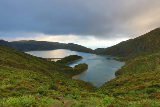 Lagoa do Fogo (Lagoon of Fire) in the Island of St Michael (Sao Miguel) - Azores - Portugal
