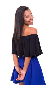 Studio shot of a beautiful african woman