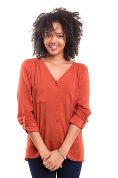 Studio shot of a beautiful african woman