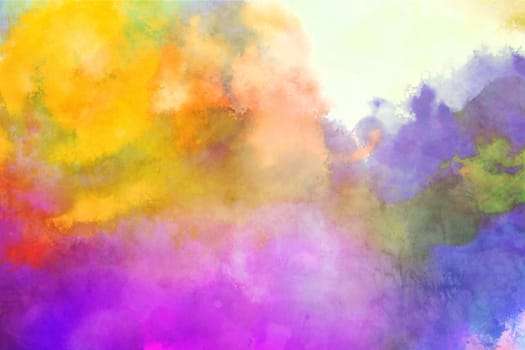 a Watercolor texture background colorful splash