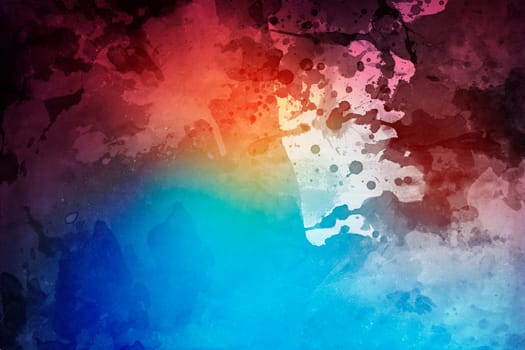 a Watercolor texture background colorful splash