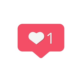 Social networks like on white background - Vector illustration