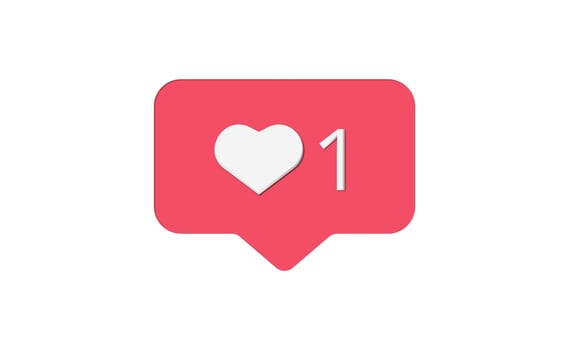 Social networks like on white background - Vector illustration