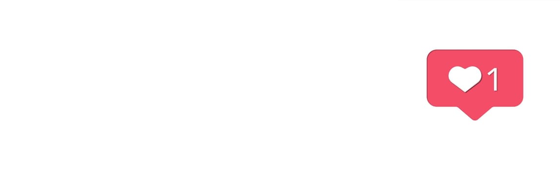 Social networks like on white background - Vector illustration