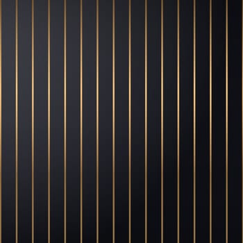 Abstract golden lines on a black background - Vector illustration