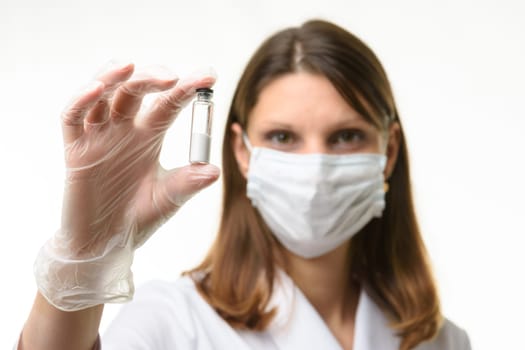 Formatsevt has developed a new drug and shows it in a test tube