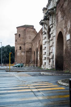 The gate of San Giovanni (english: Saint John) in Rome Italy