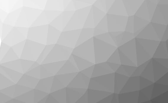 Abstract gray triangles background in different sizes - illustration