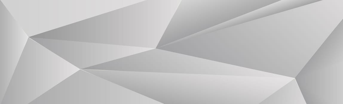 Abstract gray triangles background in different sizes - illustration