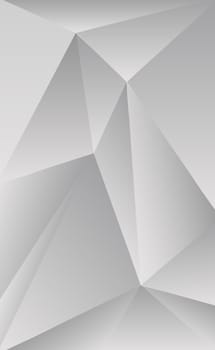 Abstract gray triangles background in different sizes - illustration