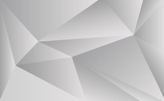 Abstract gray triangles background in different sizes - illustration