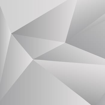 Abstract gray triangles background in different sizes - illustration