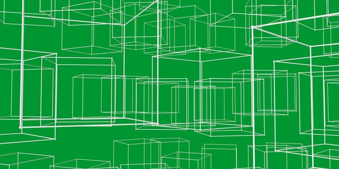 Global Technology Network As A Futuristic Abstract Background