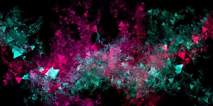 Technology Background as a Colorful Abstract Art