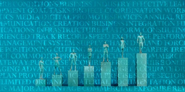 Binary Stream of Information Technology Communication Art
