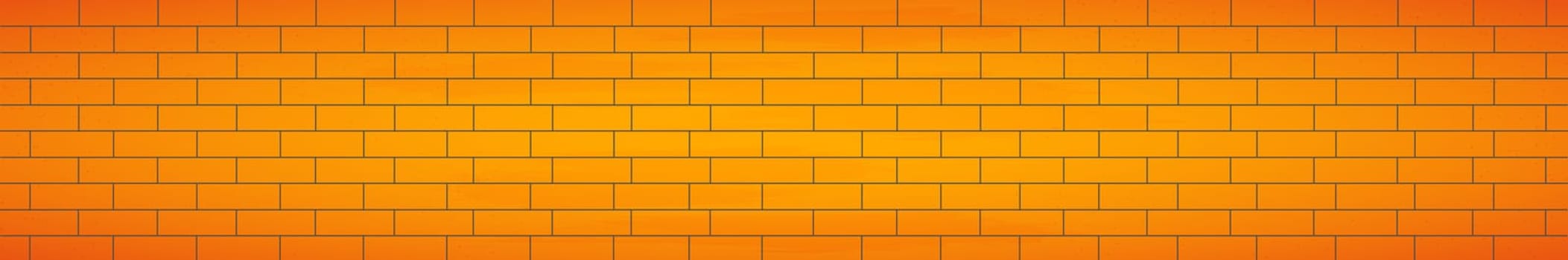 Realistic background wall, new yellow brickwork - Vector illustration