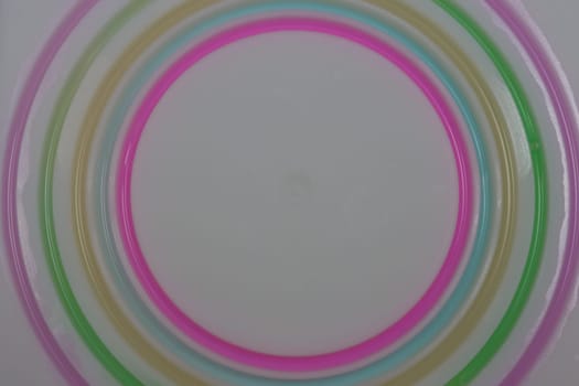 beautiful circles of concentric colors curious curious different rare