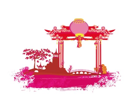 Mid-Autumn Festival for Chinese New Year card