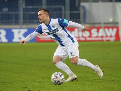 deutscher Fußballer Nico Granatowski 1.FC Magdeburg DFB 3.Liga Saison 2020-21