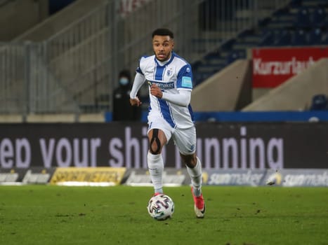 deutsch-kamerunischer Fußballer Leon Bell Bell 1.FC Magdeburg DFB 3.Liga Saison 2020-21