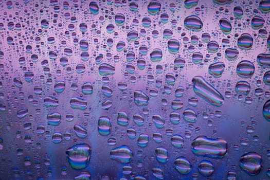 Raindrops Close Up, studio shot of water drops
