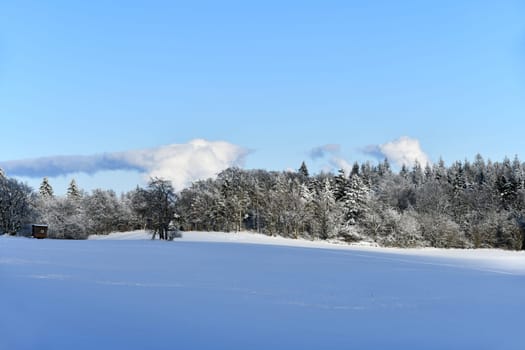 snow in the Rhön