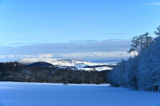 snow in the Rhön