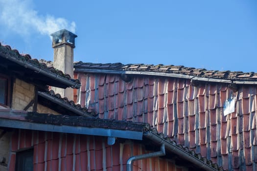 Traditional architecture of Hervas, Ambroz Valley village. Caceres, Extremadura, Spain