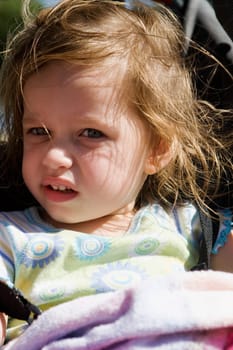 Close-up of a girl