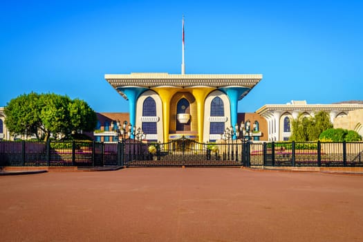 December 3, 2016, Muscat, Oman: Al Alam Palace - a ceremonial residence of sultan Qaboos