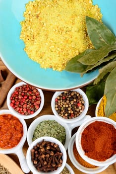 assortment of Indian spices