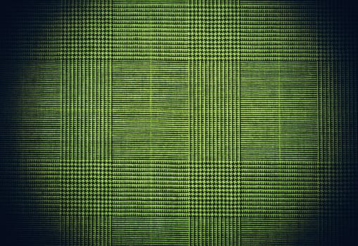 dark green background of textile texture. close up