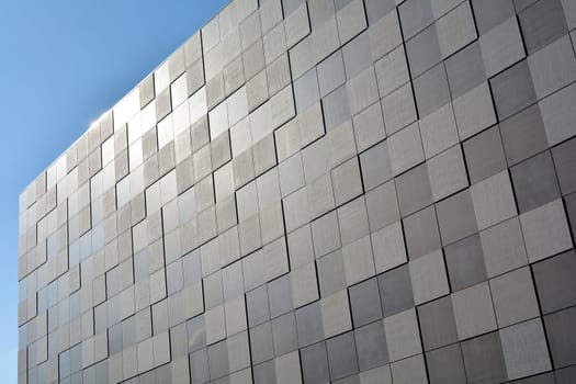modern facade of a building in Magdeburg