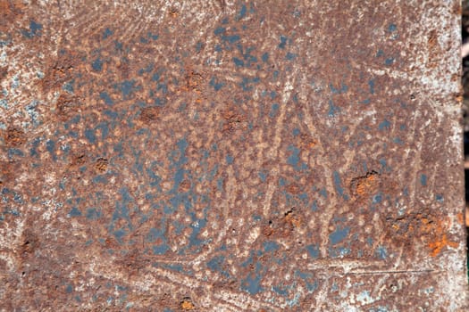 Rusted metal background