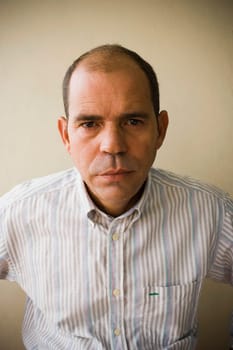 Portrait of a mature man looking serious