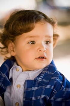 Close-up of a baby boy