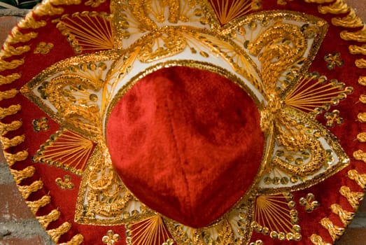 High angle view of a sombrero